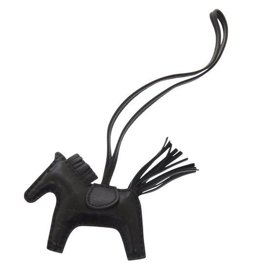 HERMES key ring Anyo Miro So Black Rodeo PM Women Used Authentic