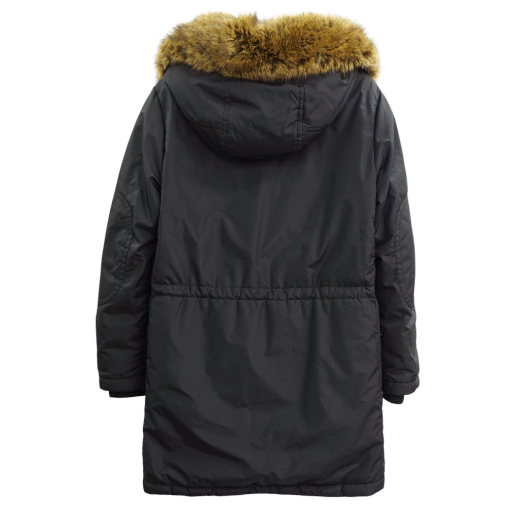 MONCLER Down jacket down black AJA Down Coat mens With tag (size unknown) Used Authentic