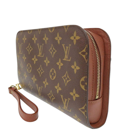 LOUIS VUITTON business bag M51790 Monogram canvas Brown Orsay unisex(Unisex) Used Authentic