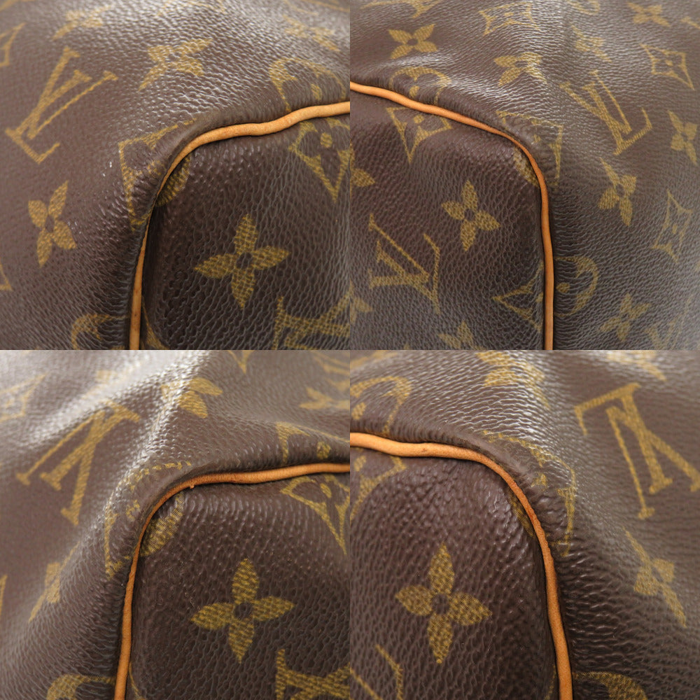 LOUIS VUITTON Boston Duffel bag M41424 Monogram canvas Brown Monogram Keepall 55 mens Used Authentic