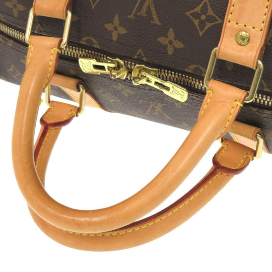 LOUIS VUITTON Boston Duffel bag M41424 Monogram canvas Brown Monogram Keepall 55 mens Used Authentic