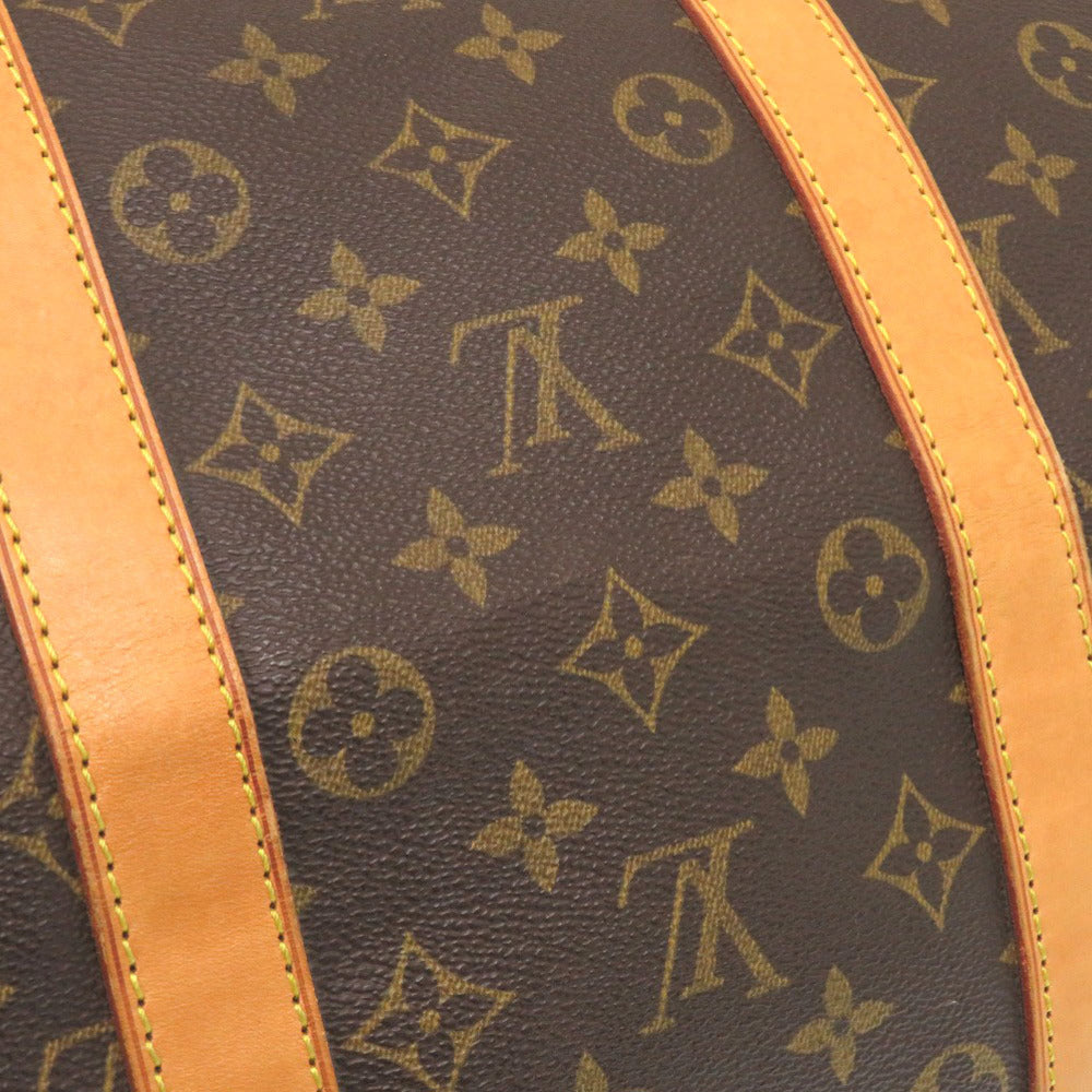 LOUIS VUITTON Boston Duffel bag M41424 Monogram canvas Brown Monogram Keepall 55 mens Used Authentic