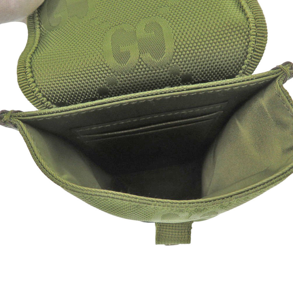GUCCI Shoulder Bag 696018 leather Forest green Gucci Off The Grid Gucci Off The Grid mens Used Authentic