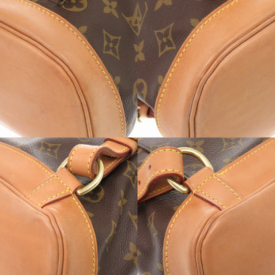 LOUIS VUITTON Backpack M51136 Monogram canvas Brown Monogram MontsourisMM Women Used Authentic