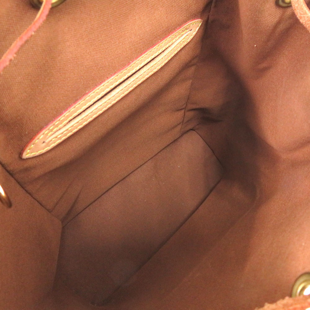 LOUIS VUITTON Backpack M51136 Monogram canvas Brown Monogram MontsourisMM Women Used Authentic
