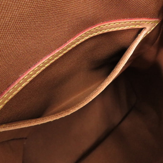 LOUIS VUITTON Backpack M51136 Monogram canvas Brown Monogram MontsourisMM Women Used Authentic