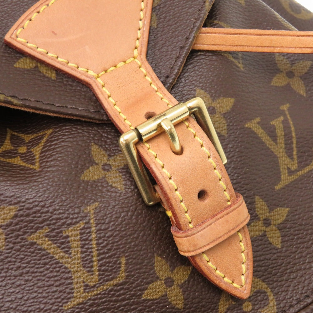 LOUIS VUITTON Backpack M51136 Monogram canvas Brown Monogram MontsourisMM Women Used Authentic
