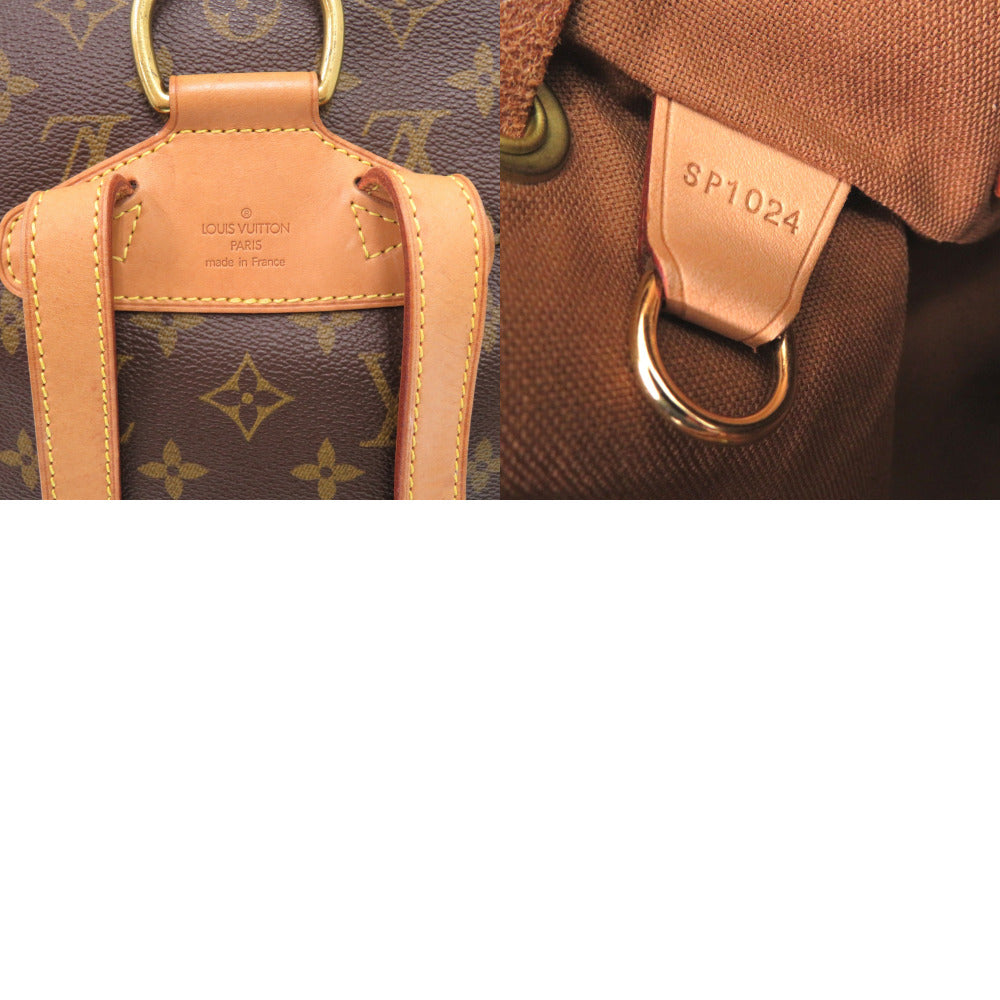 LOUIS VUITTON Backpack M51136 Monogram canvas Brown Monogram MontsourisMM Women Used Authentic