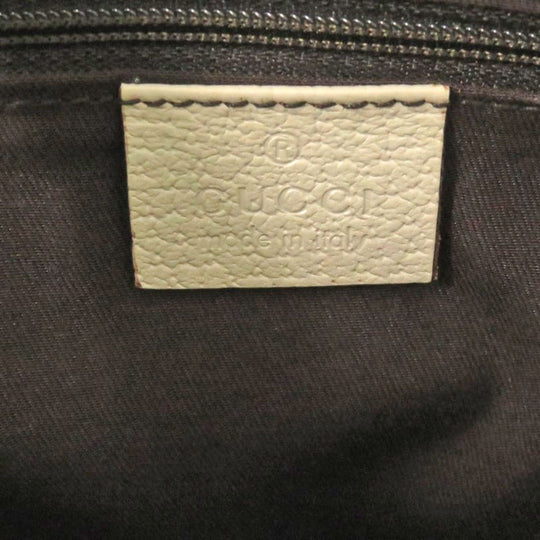 GUCCI Tote Bag 121023 GG canvas, leather beige Women Used Authentic