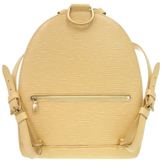 LOUIS VUITTON Backpack M5223A Epi Leather Vanilla Epi mavillon Women Used Authentic