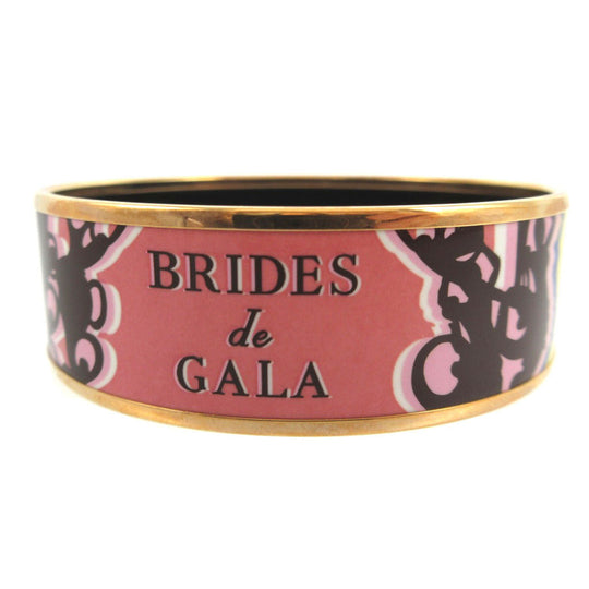 HERMES Bangle metal pink Bracelets BRIDES de GALA Emilel GM unisex(Unisex) Used Authentic