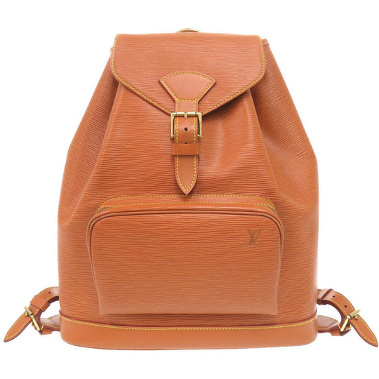 LOUIS VUITTON Backpack No model number Epi Leather Brown Epi MontsourisGM Women(Unisex) Used Authentic
