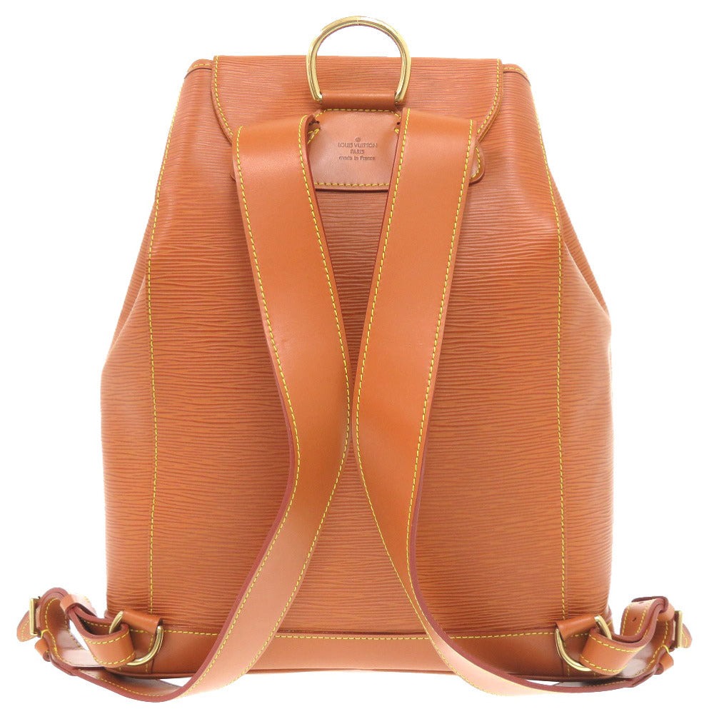 LOUIS VUITTON Backpack No model number Epi Leather Brown Epi MontsourisGM Women(Unisex) Used Authentic
