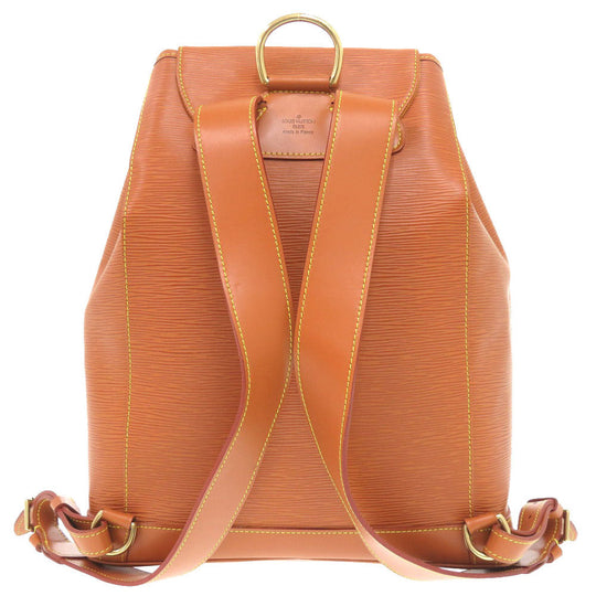 LOUIS VUITTON Backpack No model number Epi Leather Brown Epi MontsourisGM Women(Unisex) Used Authentic