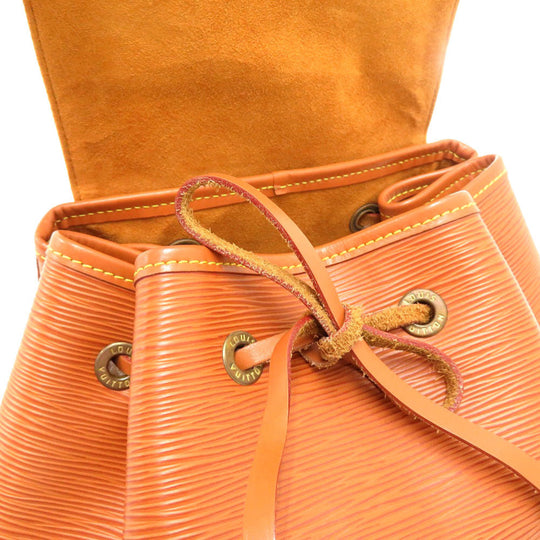 LOUIS VUITTON Backpack No model number Epi Leather Brown Epi MontsourisGM Women(Unisex) Used Authentic