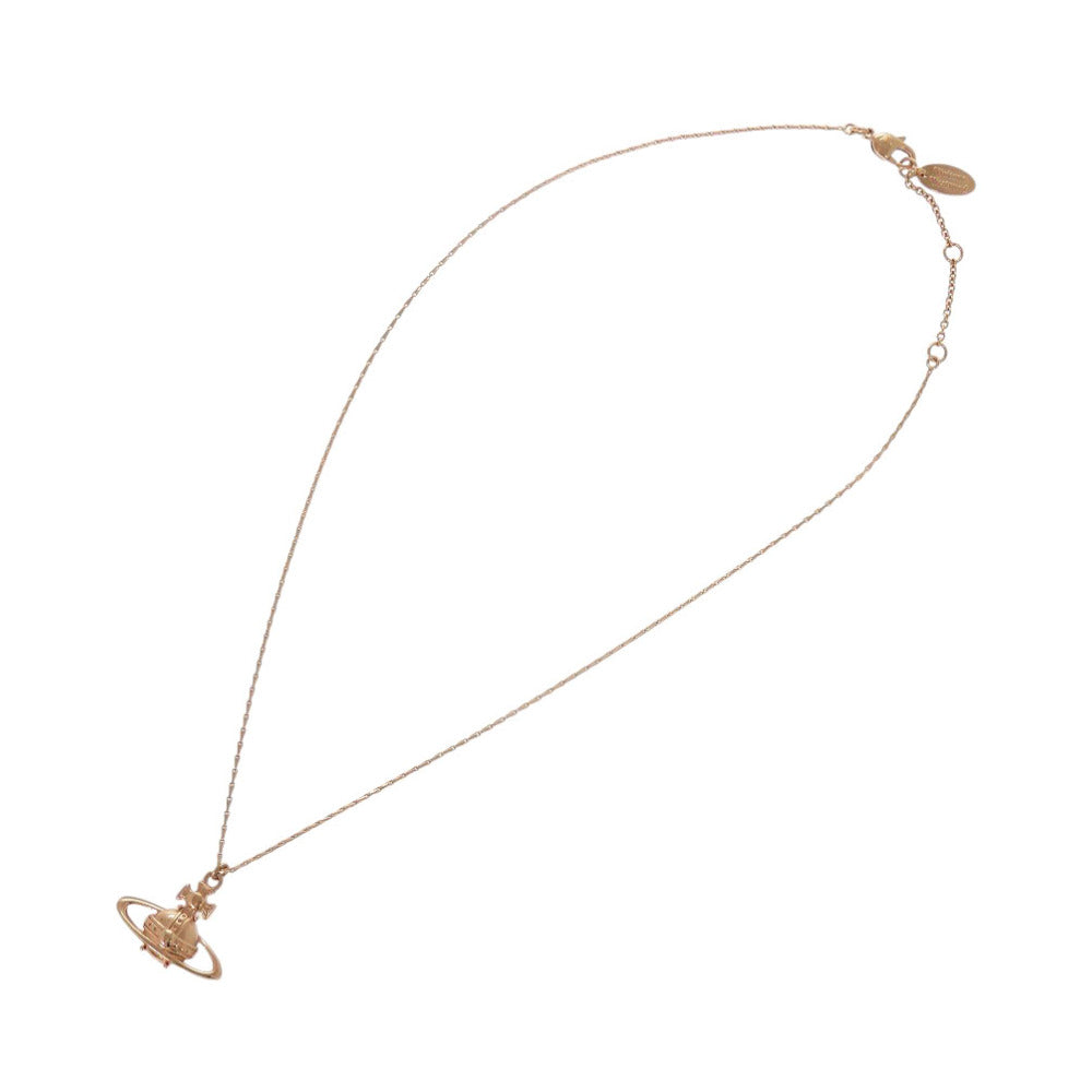 Vivienne Westwood Necklace 63020023-02G002 brass Pink gold Orb SUZIE PENDANT PINK GOLD Women Used Authentic
