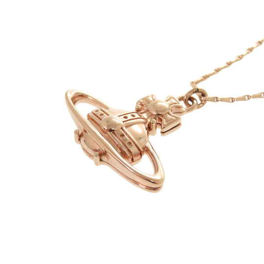 Vivienne Westwood Necklace 63020023-02G002 brass Pink gold Orb SUZIE PENDANT PINK GOLD Women Used Authentic