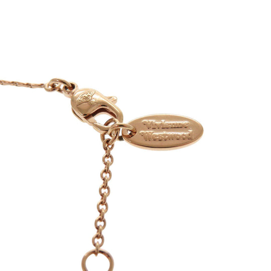 Vivienne Westwood Necklace 63020023-02G002 brass Pink gold Orb SUZIE PENDANT PINK GOLD Women Used Authentic