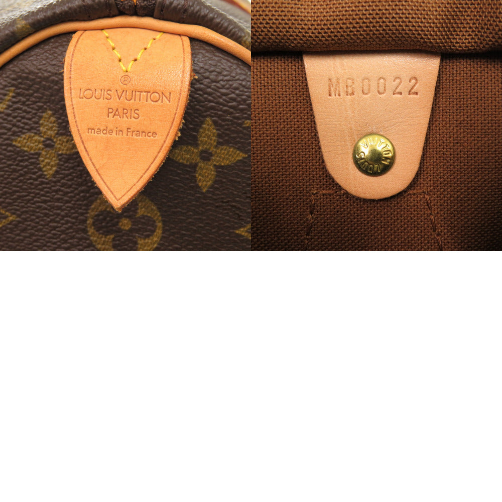 LOUIS VUITTON Handbag M41107 Monogram canvas Brown Monogram Speedy 35 Women Used Authentic