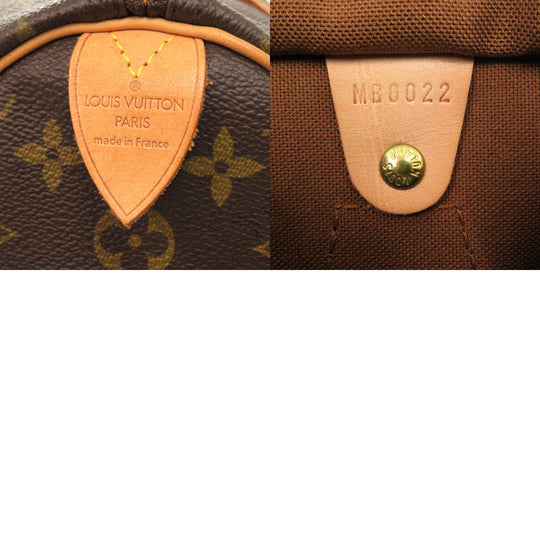 LOUIS VUITTON Handbag M41107 Monogram canvas Brown Monogram Speedy 35 Women Used Authentic