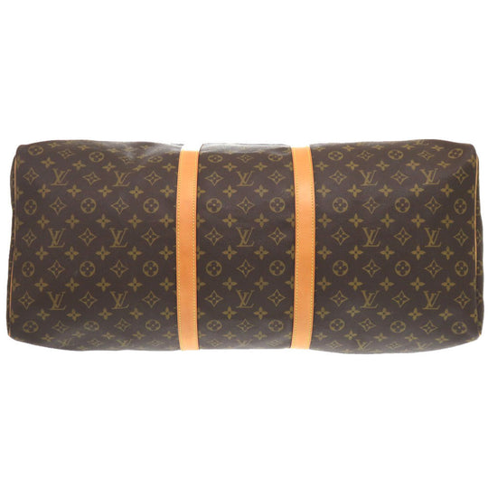 LOUIS VUITTON Boston Duffel bag M41422 Monogram canvas Brown Monogram Keepall 60 mens Used Authentic