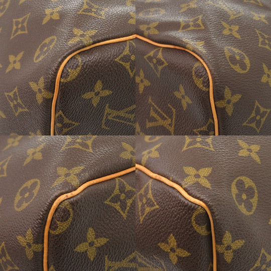 LOUIS VUITTON Boston Duffel bag M41422 Monogram canvas Brown Monogram Keepall 60 mens Used Authentic