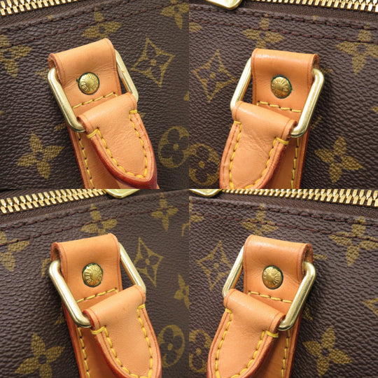 LOUIS VUITTON Boston Duffel bag M41422 Monogram canvas Brown Monogram Keepall 60 mens Used Authentic