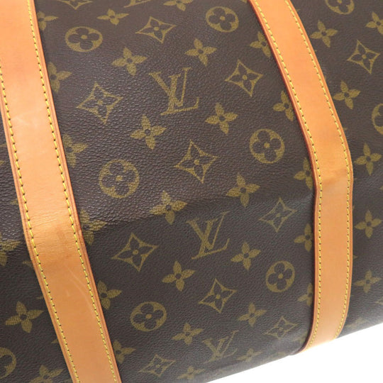 LOUIS VUITTON Boston Duffel bag M41422 Monogram canvas Brown Monogram Keepall 60 mens Used Authentic