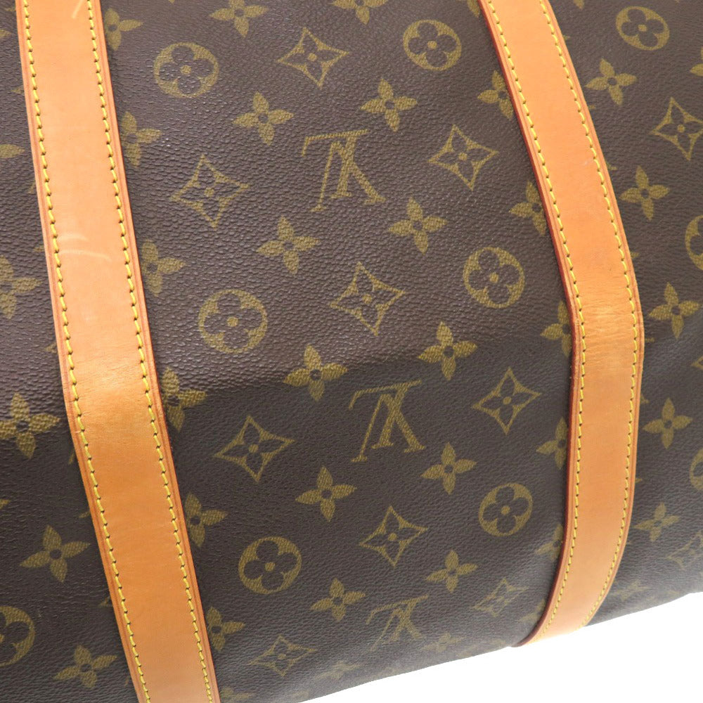 LOUIS VUITTON Boston Duffel bag M41422 Monogram canvas Brown Monogram Keepall 60 mens Used Authentic