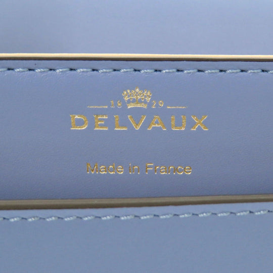 DELVAUX Shoulder Bag AA0574BKN leather Azur Lango PM Women Used Authentic