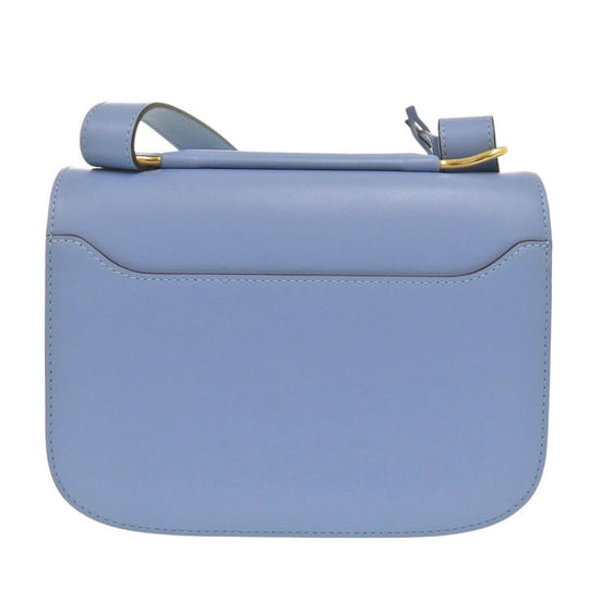 DELVAUX Shoulder Bag AA0574BKN leather Azur Lango PM Women Used Authentic