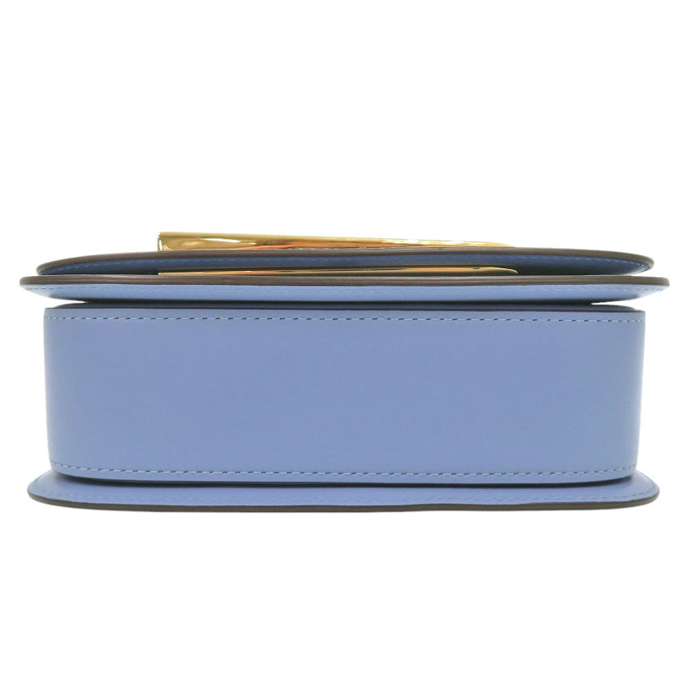 DELVAUX Shoulder Bag AA0574BKN leather Azur Lango PM Women Used Authentic