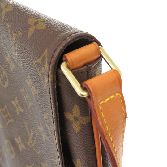 LOUIS VUITTON Shoulder Bag M51258 Monogram canvas Brown Monogram Musette Salsa short strap Women Used Authentic