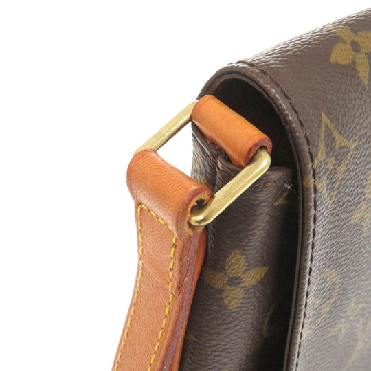 LOUIS VUITTON Shoulder Bag M51258 Monogram canvas Brown Monogram Musette Salsa short strap Women Used Authentic