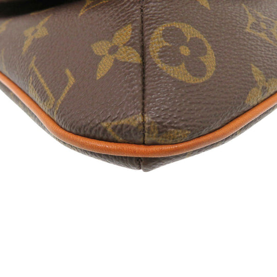 LOUIS VUITTON Shoulder Bag M51258 Monogram canvas Brown Monogram Musette Salsa short strap Women Used Authentic
