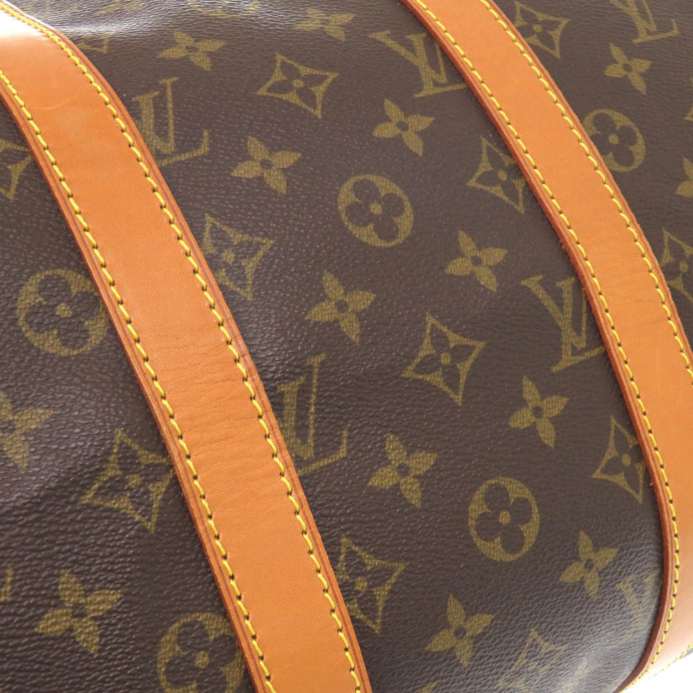 LOUIS VUITTON Boston Duffel bag M41428 Monogram canvas Brown Monogram Keepall 45 mens Used Authentic