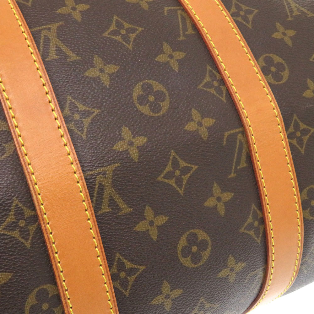 LOUIS VUITTON Boston Duffel bag M41428 Monogram canvas Brown Monogram Keepall 45 mens Used Authentic