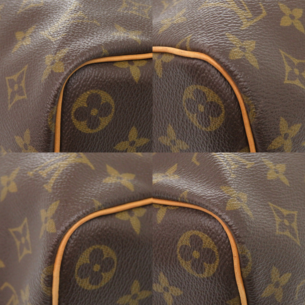 LOUIS VUITTON Boston Duffel bag M41428 Monogram canvas Brown Monogram Keepall 45 mens Used Authentic