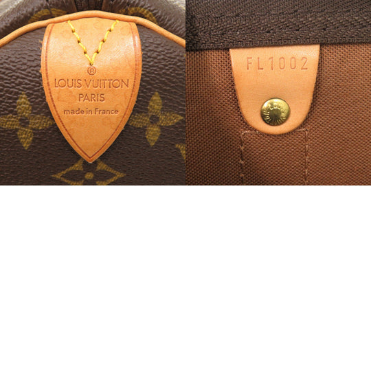 LOUIS VUITTON Boston Duffel bag M41428 Monogram canvas Brown Monogram Keepall 45 mens Used Authentic