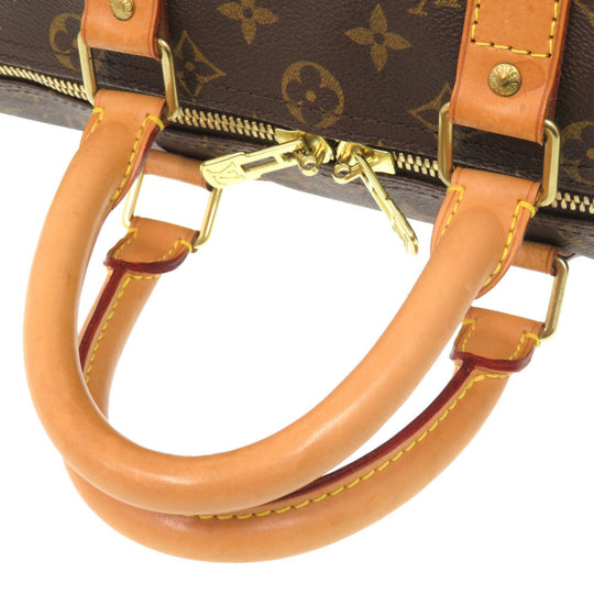 LOUIS VUITTON Boston Duffel bag M41428 Monogram canvas Brown Monogram Keepall 45 mens Used Authentic