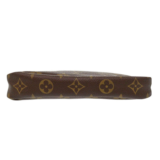 LOUIS VUITTON Pouch M51980 Monogram canvas Brown Monogram Pochette Accessory Pouch Women Used Authentic