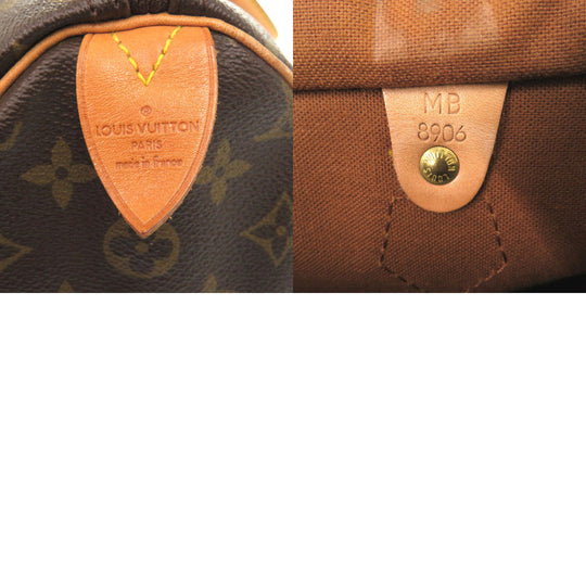 LOUIS VUITTON Handbag M41107 Monogram canvas Brown Monogram Speedy 35 Women Used Authentic
