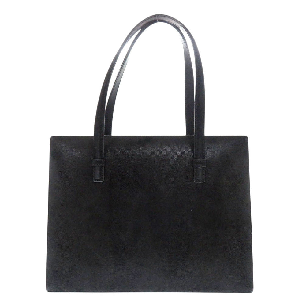 LOEWE Handbag Suede, Leather black vintage anagram Women Used Authentic