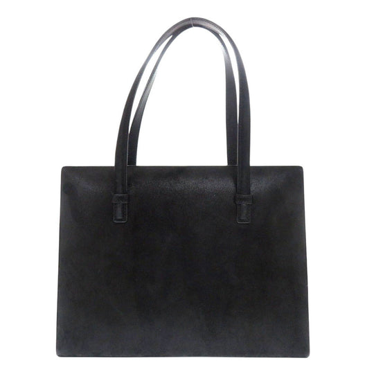 LOEWE Handbag Suede, Leather black vintage anagram Women Used Authentic