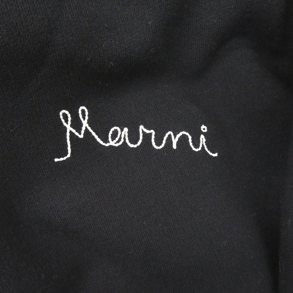 MARNI Hoodie cotton black mens 52 Used Authentic