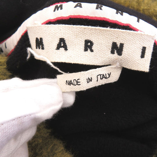MARNI Hoodie cotton black mens 52 Used Authentic
