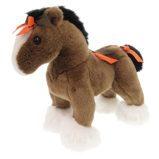 HERMES Plush Doll Acrylic, Polyester Brown Elmy PPM Women Used Authentic