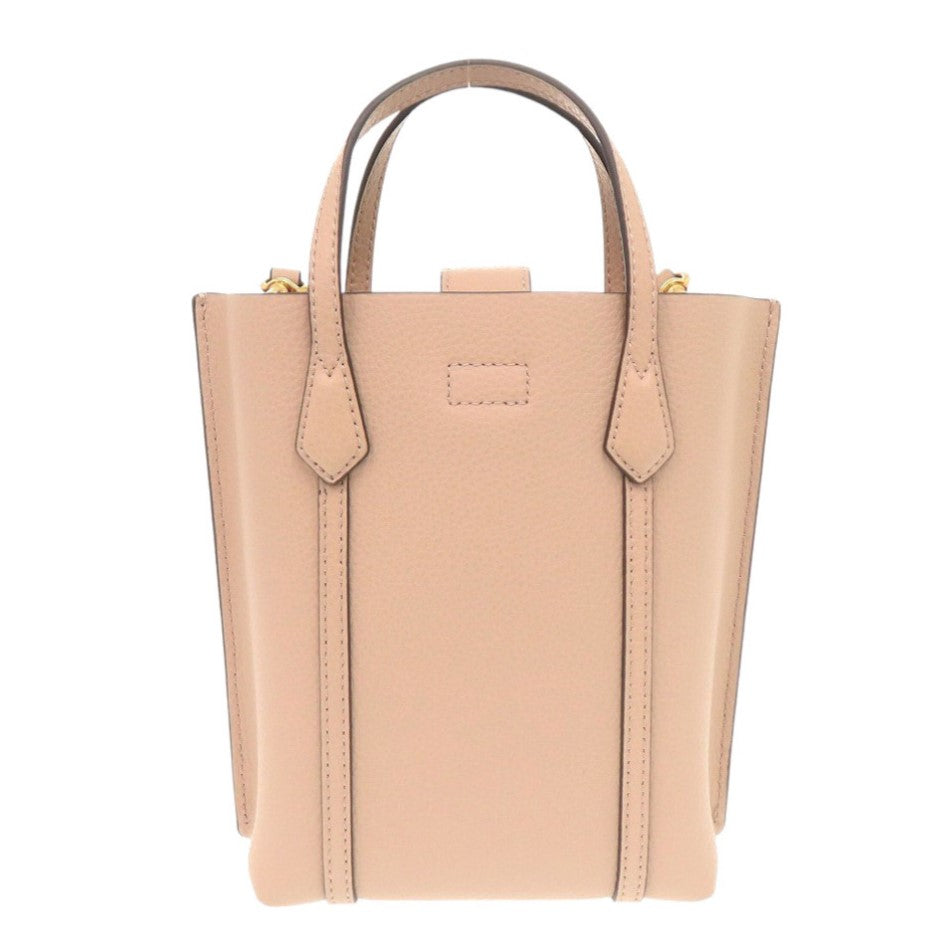 Tory Burch Handbag 142616 leather pink PERRY MINI Perry Mini Tote Women Used Authentic