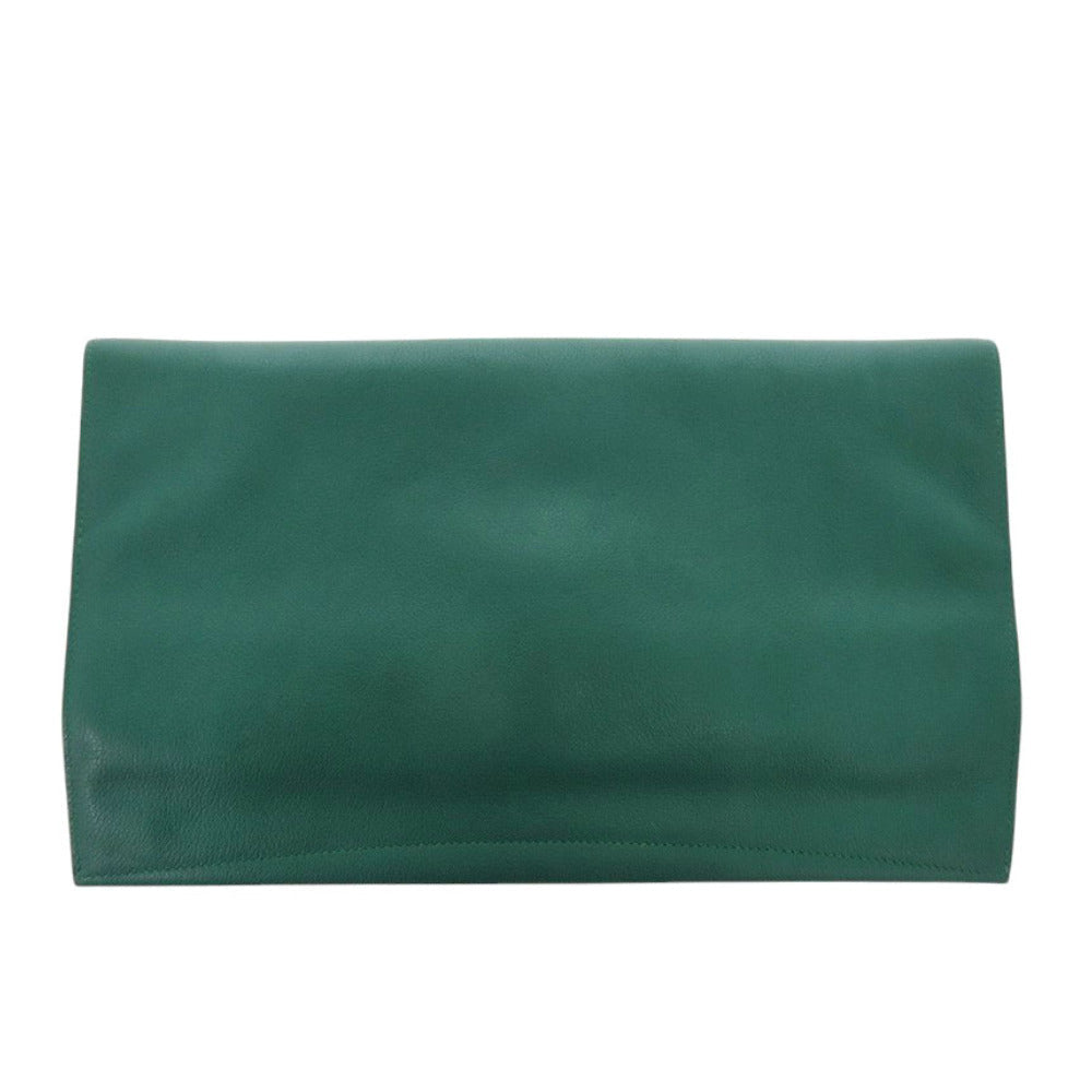HERMES Clutch bag Evercolor Malachite Pre-Pla 33 mens Used Authentic