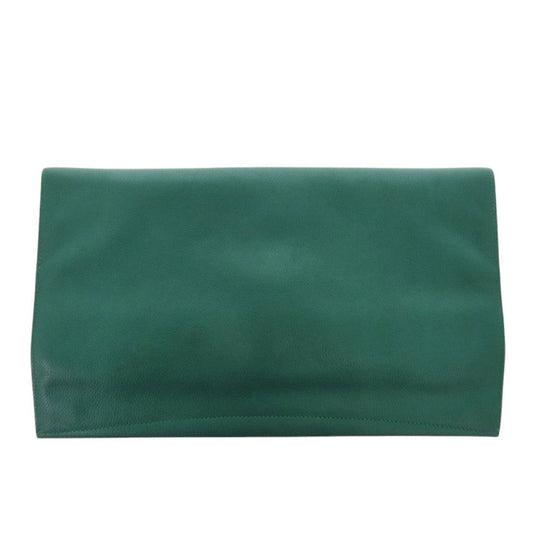 HERMES Clutch bag Evercolor Malachite Pre-Pla 33 mens Used Authentic